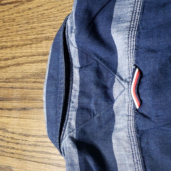 Tommy Hilfiger Short Sleeve Stripe Button Down Shirt - Picture 9 of 11